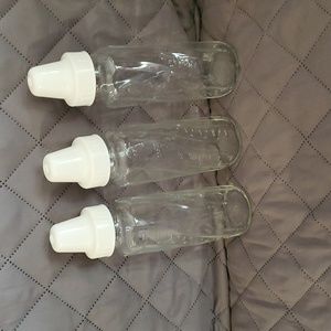 Evenflo glass baby bottles set of 3